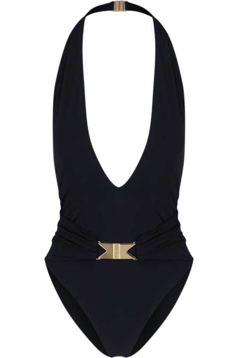 Alaia Swimwear for Women Alaia Belt Detail One-piece Swimsuit