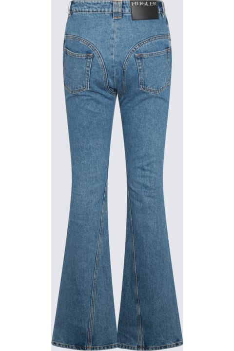 Mugler Jeans for Women Mugler Blue Denim Cotton Jeans