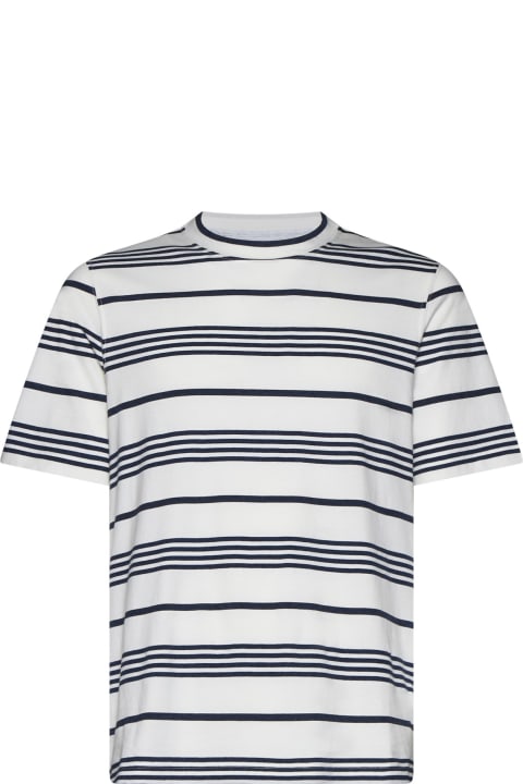 Brunello Cucinelli Clothing for Men Brunello Cucinelli Striped T-shirt