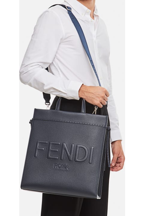 Fendi for Men Fendi Fendi Leather Tote Bag