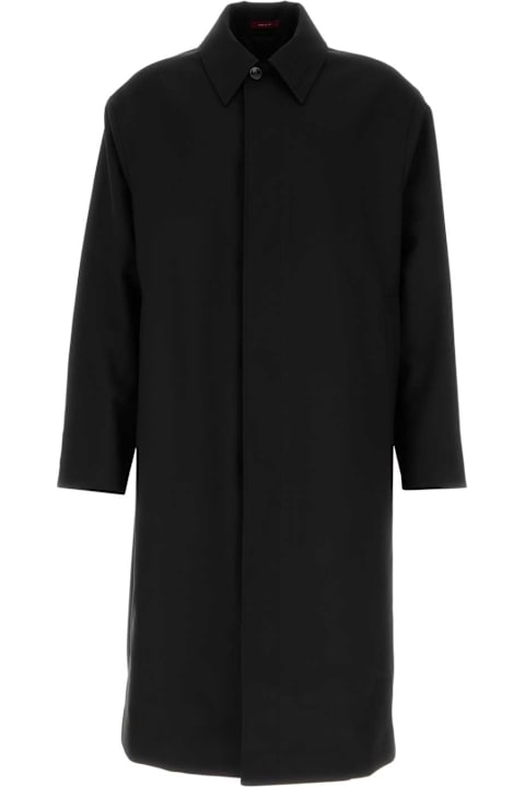 Gucci Coats & Jackets for Women Gucci Black Wool Overcoat