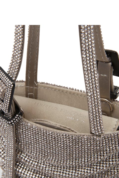 Benedetta Bruzziches Totes for Women Benedetta Bruzziches Crystal On Silver - Lollo La Petite Bag