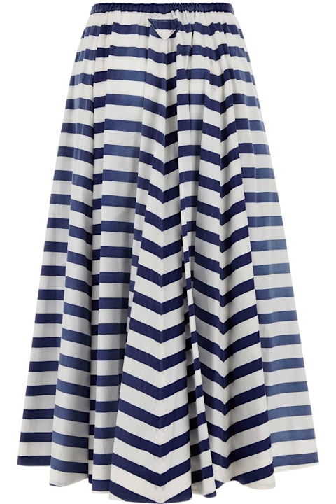 Homeware Prada Printed Poplin Skirt