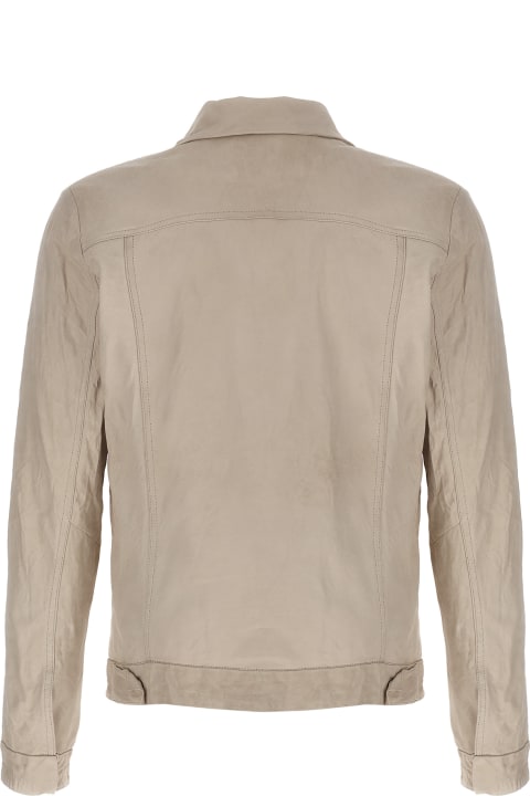 Giorgio Brato Coats & Jackets for Men Giorgio Brato 'trucker' Leather Jacket