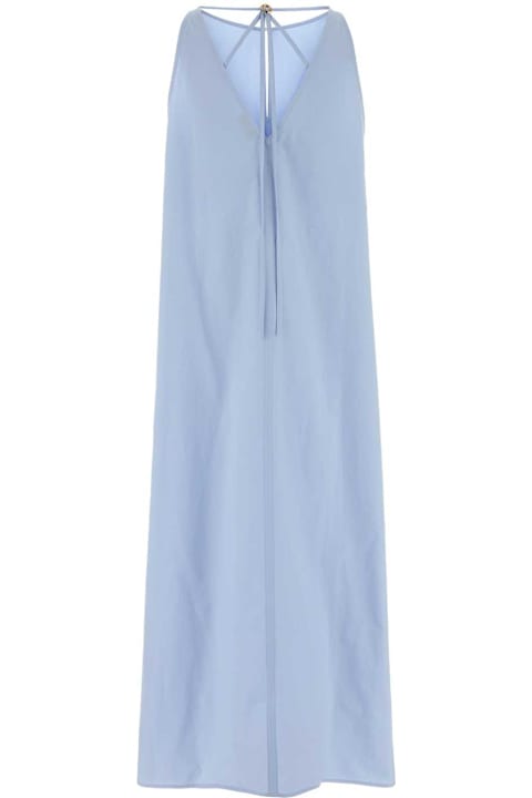 Agnona for Men Agnona Light Blue Poplin Dress