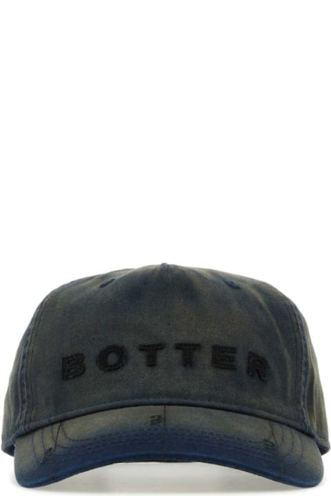 Botter Hats for Men Botter Dark Blue Denim Baseball Cap