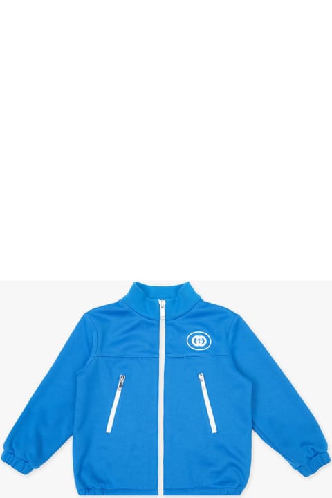 Sweatshirt With Standing Collar