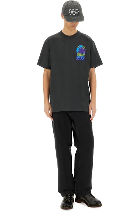 Obey Topwear for Men Obey "worldwide Sound" T-shirt