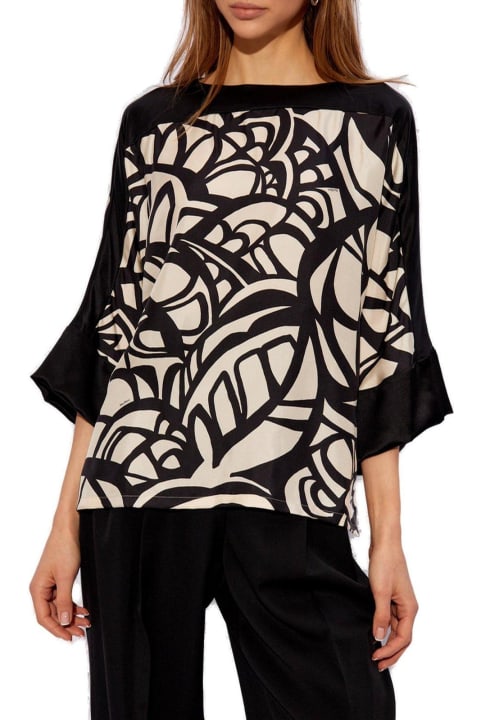 Clothing Sale for Women Max Mara All-over Printed Long-sleeved Top