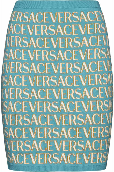 Versace Women Versace Knitted Mini Skirt
