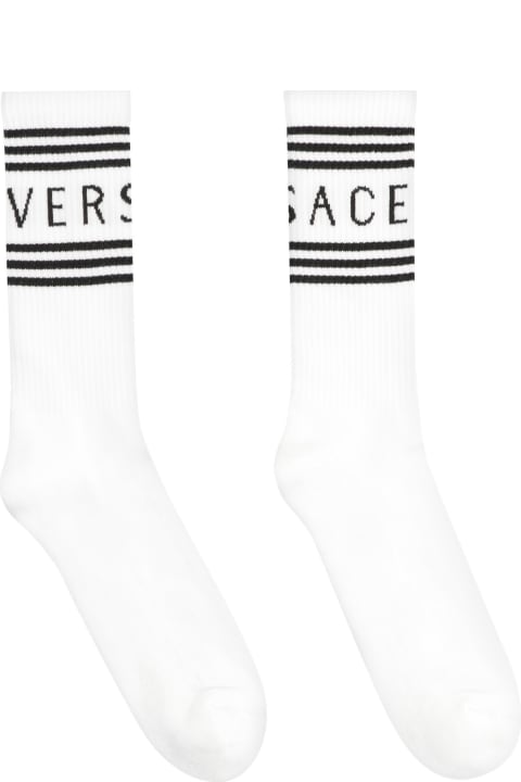 Versace Underwear for Men Versace Cotton Socks With Logo