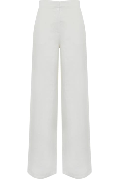 Max Mara Studio لـ Women Max Mara Studio Garibo Linen Trousers