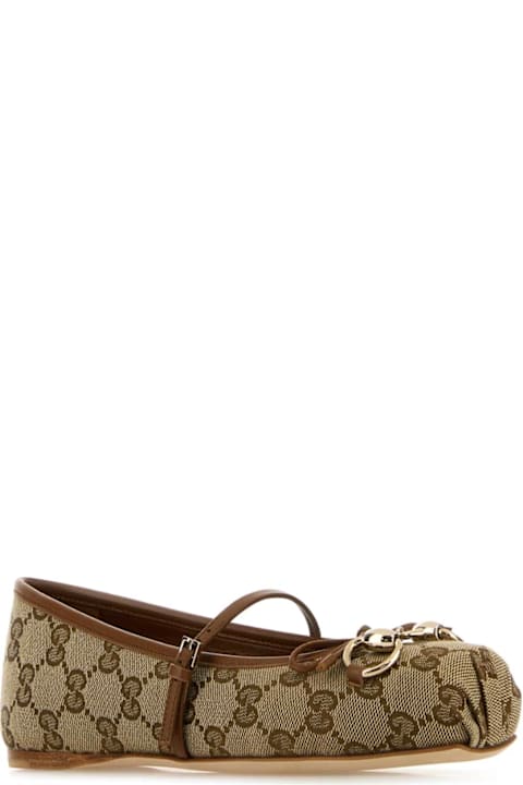Homeware Gucci Original Gg Fabric Ballerinas