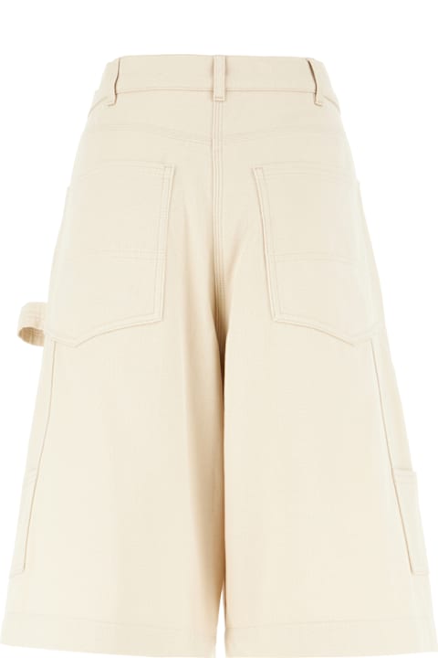 Weekend Max Mara for Women Weekend Max Mara Sand Cotton Bermuda Shorts