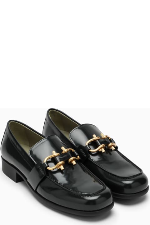 Monsieur Loafers In Petrol Green Patent Leather