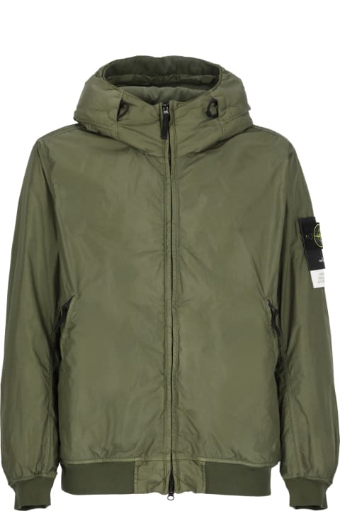 Stone Island Coats & Jackets for Men Stone Island Zip-up Hooded Jacket