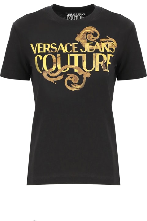 Versace Jeans Couture for Women Versace Jeans Couture Barocco Printed Crewneck T-shirt