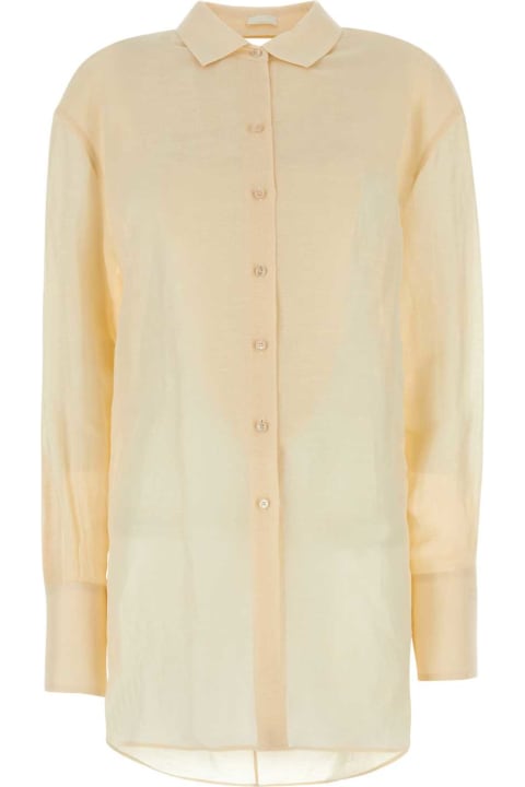 Homeware Givenchy Cream Silk Blend Oversize Shirt