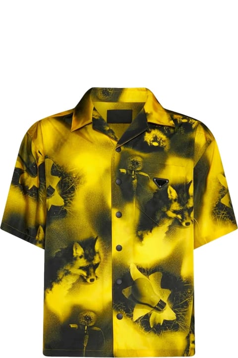 Prada Shirts for Men Prada Casual Printed Shirt