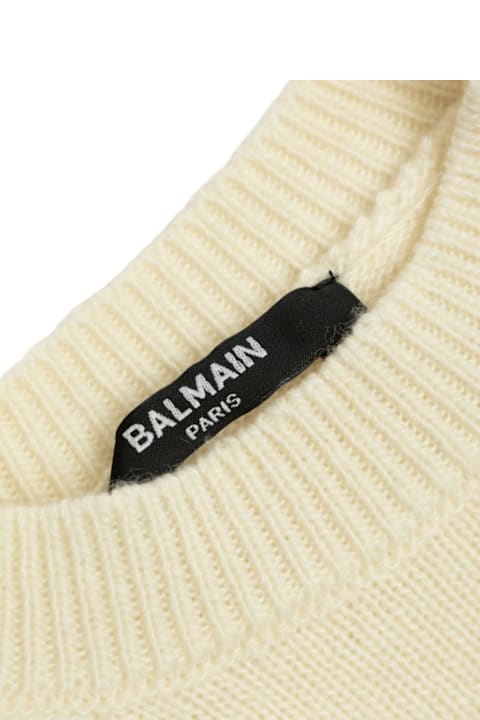 Homeware Balmain Balmain Kids Embroidered Sweater