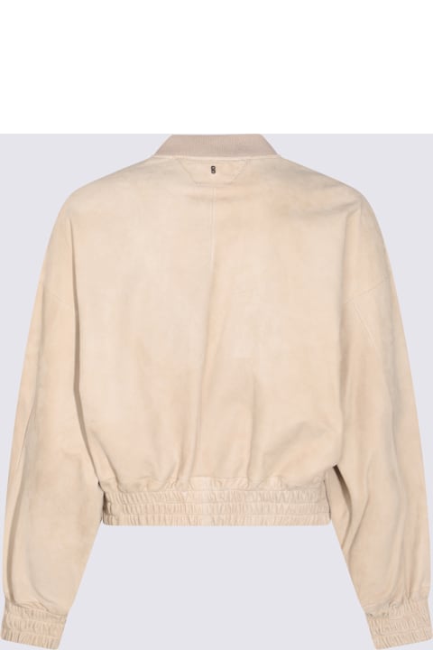 Salvatore Santoro Clothing for Women Salvatore Santoro Stone Leather Jacket