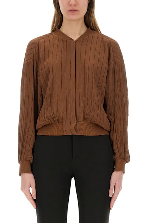 Alysi for Men Alysi Silk Bomber Jacket