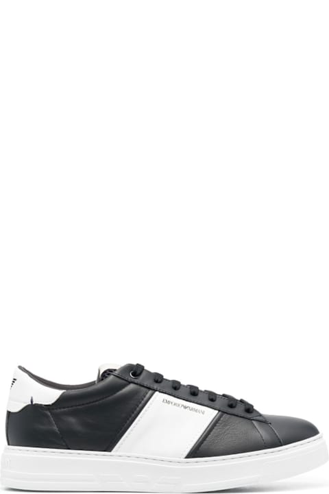 Homeware Emporio Armani Leather Sneakers