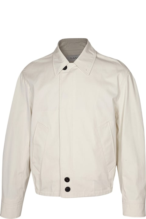 Lanvin معاطف وجواكت لـ القسم الرجالي Lanvin Ice Color Cotton Blouson Jacket