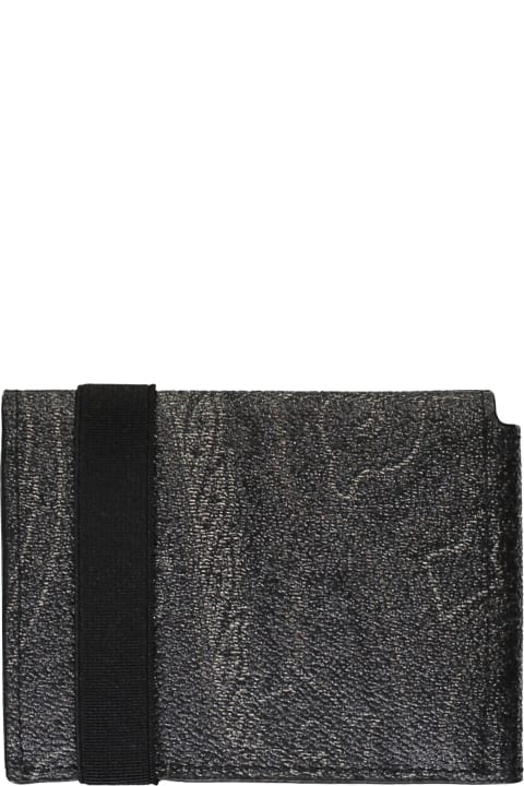 Etro Wallets for Women Etro Faux Leather Card Holder