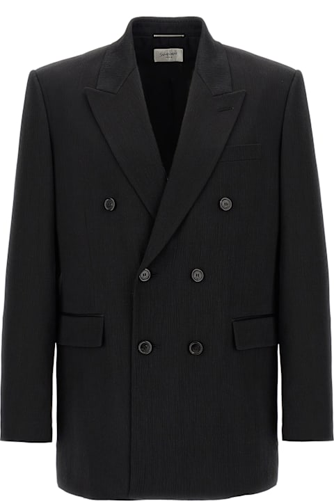 Saint Laurent Coats & Jackets for Men Saint Laurent Silk Blazer