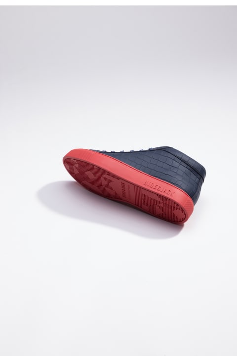 High Top Sneaker - Essence Blue Red