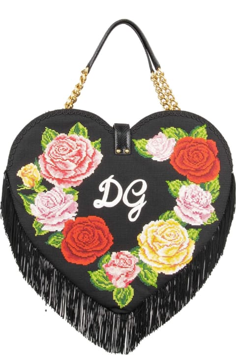 Dolce & Gabbana Bags for Women Dolce & Gabbana My Heart Crochet Bag