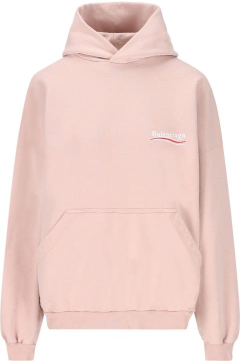 Fleeces & Tracksuits for Women Balenciaga Oversize Logo Print Sweatshirt