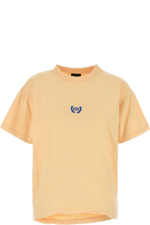 Balenciaga for Kids Balenciaga Pastel Orange Cotton Oversize T-shirt
