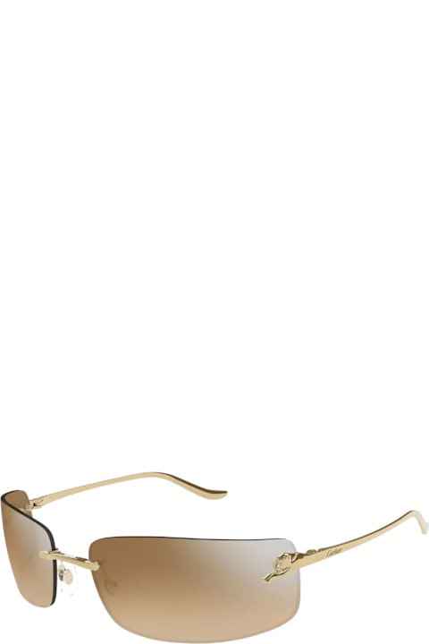 Cartier Eyewear Eyewear for Men Cartier Eyewear Ct 0503 - Gold Sunglasses