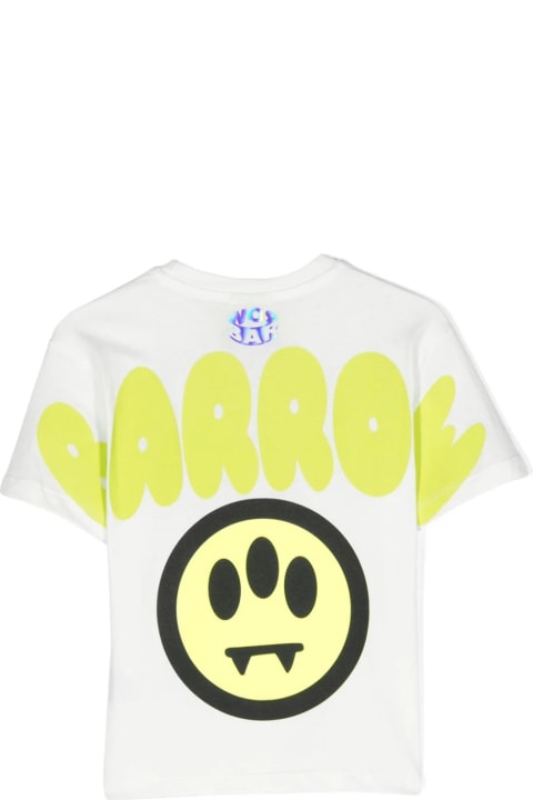 Barrow for Kids Barrow White T-shirt With Front And Back Logo