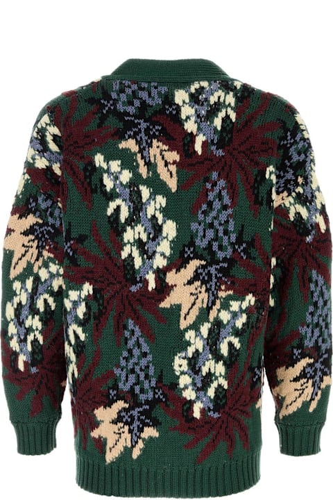 Homeware Etro V-neck Jacquard Knitted Cardigan