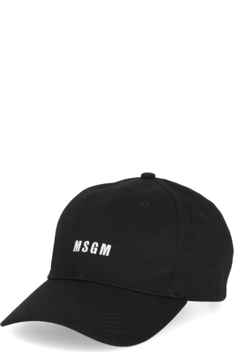 MSGM Men MSGM Baseball Cap With Logo