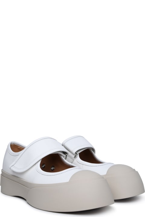 Fashion for Women Marni 'mary Jane' White Nappa Leather Sneakers