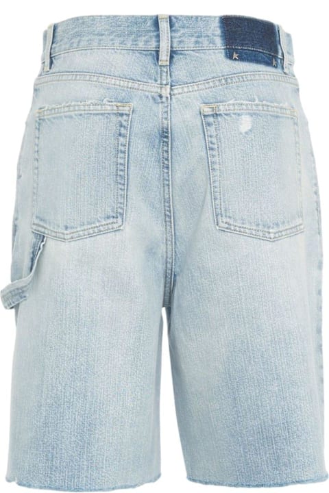 Pants & Shorts for Women Golden Goose Distressed Denim Bermuda Shorts