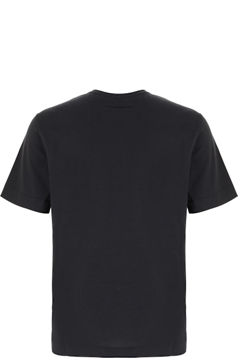 Zegna for Men Zegna Charcoal Silk Blend T-shirt