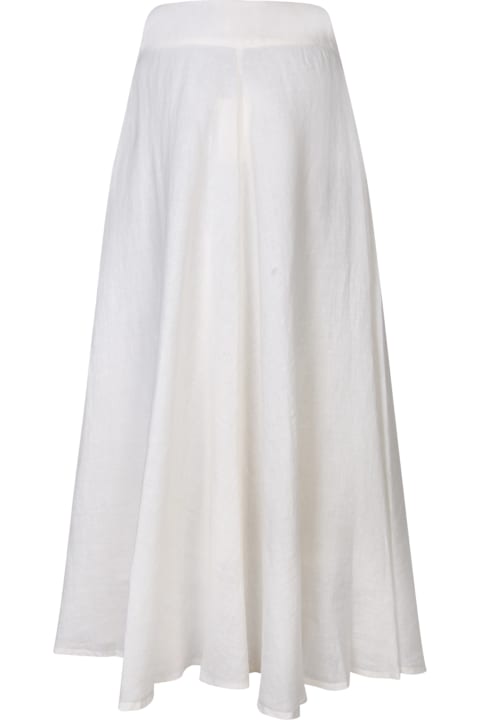120% Lino Clothing for Women 120% Lino Butter-colored Long Linen Skirt