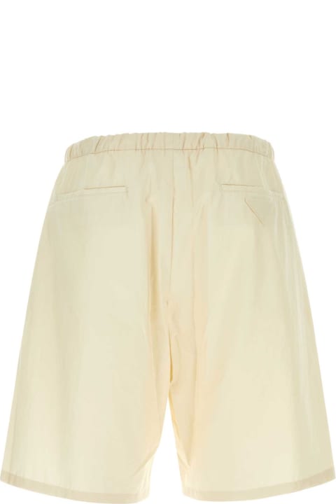 Prada Clothing for Men Prada Passtel Yellow Cotton Bermuda Shorts