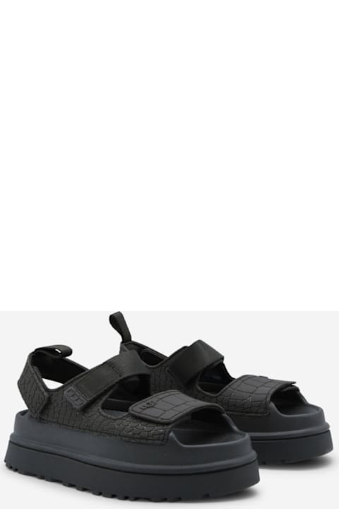 UGG Black Goldenglow Sandals