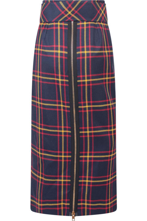 Gucci Sale for Women Gucci Tartan Wool Skirt