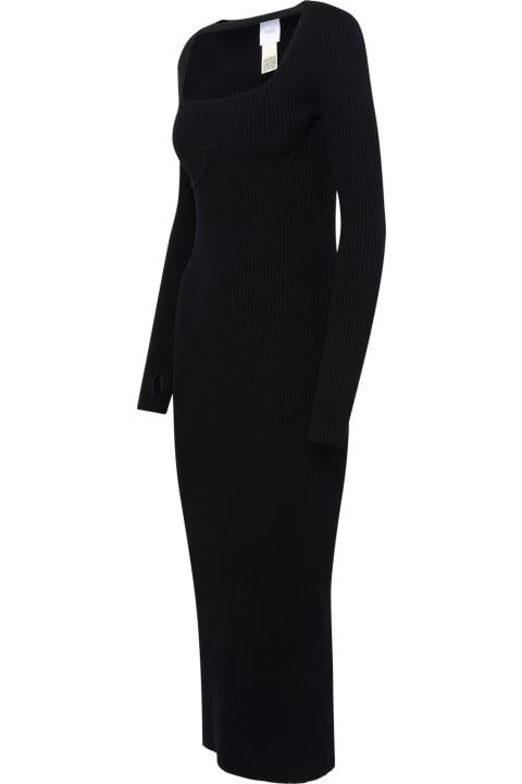 Fashion for Women Patou Black Wool Dress