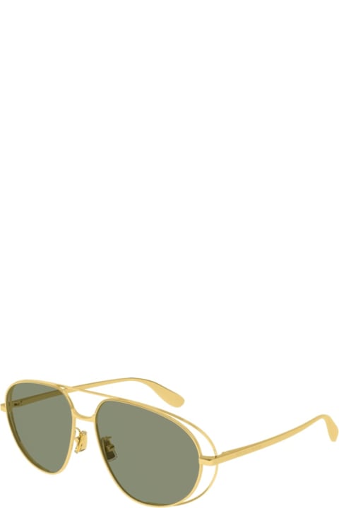 Bottega Veneta Eyewear Eyewear for Men Bottega Veneta Eyewear Bv1344s001- Gold-gold-green