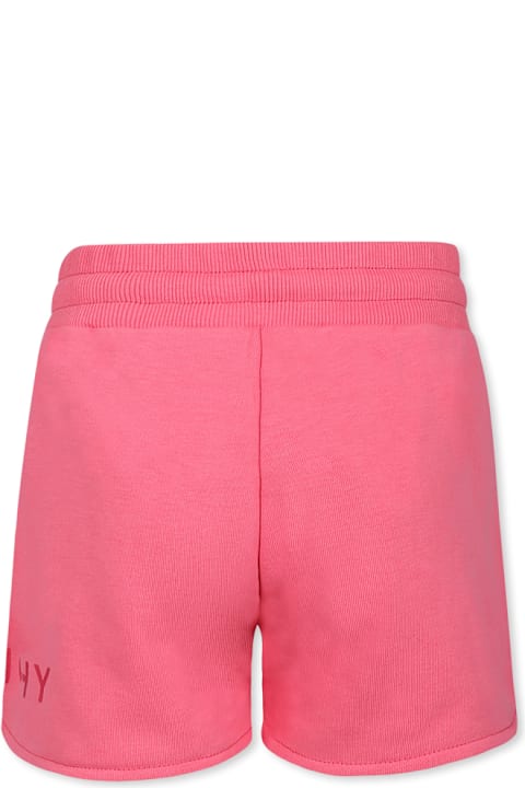 Homeware Givenchy Pink Shorts For Girl With Logo