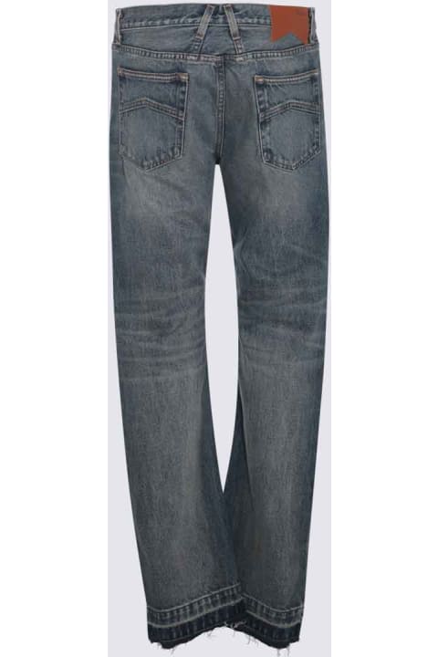Rhude Jeans for Men Rhude Blue Cotton Denim Jeans