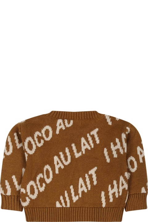 Brown Sweater For Baby Kids